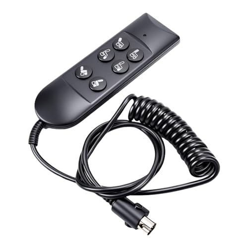 Qsvbeeqj Elektrische Liegestühle, Controller, 6 Tasten, 5 Pins, Handschalter für Hebestuhl, Sofa, manuelle Handsteuerungen, elektrische Liegestuhl-Controller, Hebestuhl-Taste Qsvbeeqj Elektrische Liegestühle, Controller, 6 Tasten, 5 Pins, Handschalter für Hebestuhl, Sofa, manuelle Handsteuerungen, elektrische Liegestuhl-Controller, Hebestuhl-Taste von Qsvbeeqj