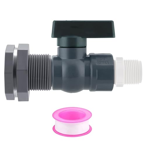 Qsvbeeqj Komplette Regenfässer Spigoten Wasserhahnsysteme 2 PVC Kugelventile Gartenschlauchanschlüsse Für Regenwassersammlung Ernte Regenfässer Anpassung Set Set Qsvbeeqj Komplette Regenfässer Spigoten Wasserhahnsysteme 2 PVC Kugelventile Gartenschlauchanschlüsse Für Regenwassersammlung Ernte Regenfässer Anpassung Set Set von Qsvbeeqj