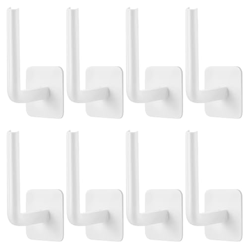 Qsvbeeqj Mehrzweck-Baseballkappen-Halter, starke Haken, L-Form, Hutaufhänger, stark klebend, Hutablage, Organizer, Badezimmer, Handtuchhalter Qsvbeeqj Mehrzweck-Baseballkappen-Halter, starke Haken, L-Form, Hutaufhänger, stark klebend, Hutablage, Organizer, Badezimmer, Handtuchhalter von Qsvbeeqj