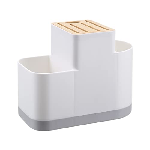 Qsvbeeqj Nordic Besteck Tropffläche mit Steckdosen Trocknerständer Küche Besteck Stäbchen Halter Arbeitsplatte Organizer von Qsvbeeqj