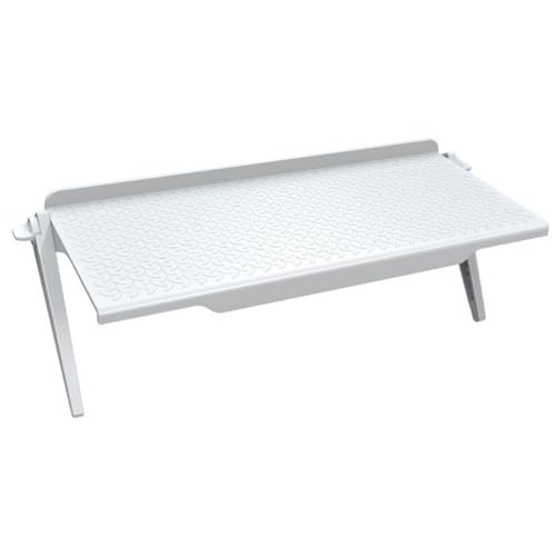 Qsvbeeqj Organizer für Zuhause, verstellbar, für Fernseher, Bildschirm, obere Regale, Computer-Monitore, Desktop-Display-Ständer, Fernseher, Router von Qsvbeeqj