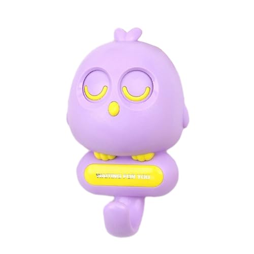 Qsvbeeqj Platzsparende Wandhaken Kleiderhaken Multifunktionale Blinkende Vögel Handtuchhalter Universal-Kleiderbügel für Büro Haken von Qsvbeeqj