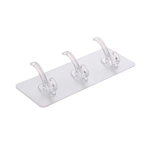 Qsvbeeqj Transparenter Klebehaken, selbstklebender Aufhänger, wasserdichte Wandaufhängung Haken für Bademantel, Mantel, Handtuch, Taschen, Utility Selbstklebend Qsvbeeqj Transparenter Klebehaken, selbstklebender Aufhänger, wasserdichte Wandaufhängung Haken für Bademantel, Mantel, Handtuch, Taschen, Utility Selbstklebend von Qsvbeeqj