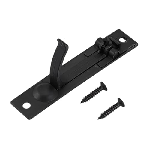 Qsvbeeqj Türgriffe zum Verstecken von bündigen Kanten, Hilfsschränke, Schubladengriff für Kleiderschränke, faltbare Türen, mattschwarz, Taschentürbeschläge von Qsvbeeqj