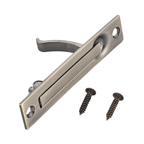 Qsvbeeqj Türgriffe zum Verstecken von bündigen Kanten, Hilfsschränke, Schubladengriff für Kleiderschränke, faltbare Türen, mattschwarz, Taschentürbeschläge von Qsvbeeqj