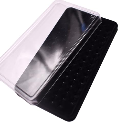 Qsvbeeqj Vielseitige Vitrine mit 50 Fächern, Aufbewahrungsbox, einfaches Ausstellungstablett mit transparentem Deckel für Schmuck-Organizer Qsvbeeqj Vielseitige Vitrine mit 50 Fächern, Aufbewahrungsbox, einfaches Ausstellungstablett mit transparentem Deckel für Schmuck-Organizer von Qsvbeeqj