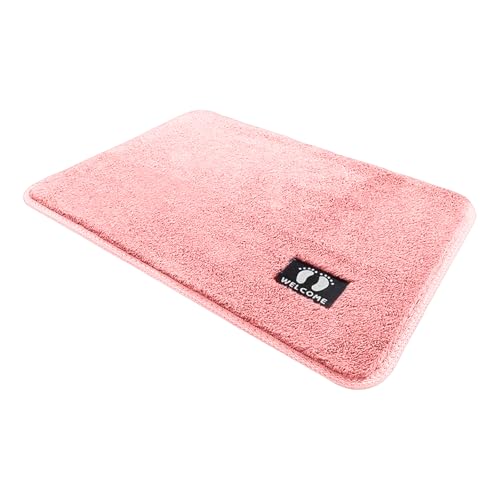 Qsvbeeqj Weiche rutschfeste Mikrofaser saugfähige Badematte für Badewanne Dusche maschinenwaschbar 50 x 80 cm Weiche Badematten von Qsvbeeqj