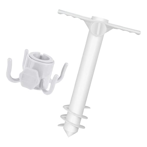 Qsvbeeqj Winde Resistente Sandankermündungen Mit DREI Helikalen Design ABS Materialien Für Strandcamping Haltbarkeit Abs Helical Ground Stakes Qsvbeeqj Winde Resistente Sandankermündungen Mit DREI Helikalen Design ABS Materialien Für Strandcamping Haltbarkeit Abs Helical Ground Stakes von Qsvbeeqj