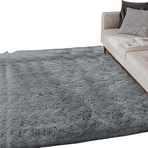 Rechteckiger Teppich aus Schaffell in Friesenform, weich und luxuriös von Qsvbeeqj