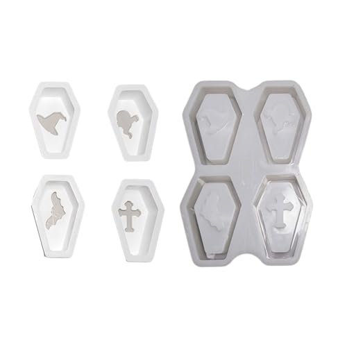 Silikon Sargform Halloween Dekoration Crafting Tool Für Schmuckkerzen Schokolade Kreative Projekte Einfacher Demolding Wiederverwendbarer Sarg Silikonform von Qsvbeeqj