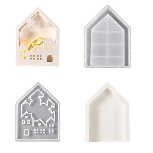 Stabile Hohlhaus-Display-Mehrzweck-Silikonform für die Schaffung künstlerischer Hohlhausaufbewahrung und Dekorationen, Heimdekorationen, Silikonform von Qsvbeeqj
