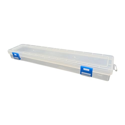 Strapazierfähige Aufbewahrungsbox für Pinsel bis zu 33 cm, Mehrzweck-Werkzeugkoffer für Zubehör, Zubehör, Werkzeugkoffer von Qsvbeeqj