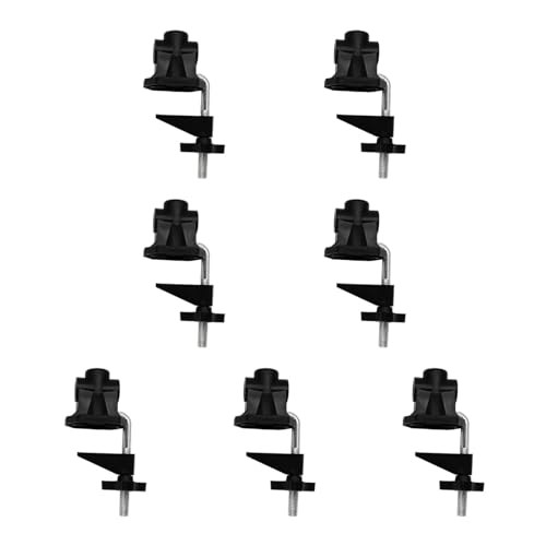Tischhalterung Klemmbeschläge Schreibtischclip Schlauch Mikrofone Ständer Basis Metallclip Freischwinger Halterung Lampe Schreibtischlampe von Qsvbeeqj