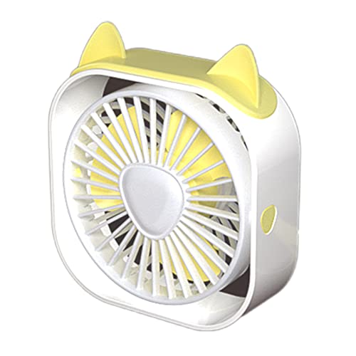 Tragbarer USB Lüfter 360 ° Rotatable Stille Kühllüftungslüfter Luftkühler Drei Gang Verstellbares Desktop Lüfter Desktop Büro Schlafzimmer Fans Kleine Ruhige Elektrostopfen In Und USB Small Still von Qsvbeeqj