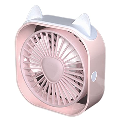 Tragbarer USB Lüfter 360 ° Rotatable Stille Kühllüftungslüfter Luftkühler Drei Gang Verstellbares Desktop Lüfter Desktop Büro Schlafzimmer Fans Kleine Ruhige Elektrostopfen In Und USB Small Still von Qsvbeeqj