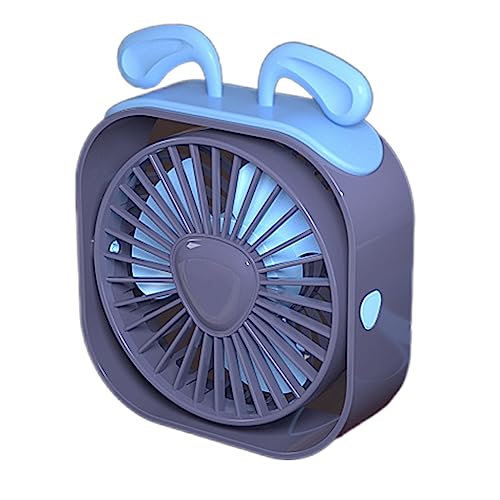 Tragbarer USB Lüfter 360 ° Rotatable Stille Kühllüftungslüfter Luftkühler Drei Gang Verstellbares Desktop Lüfter Desktop Büro Schlafzimmer Fans Kleine Ruhige Elektrostopfen In Und USB Small Still von Qsvbeeqj