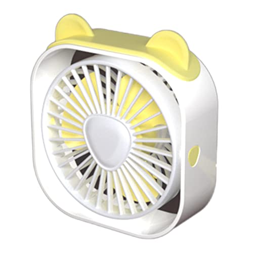 Tragbarer USB Lüfter 360 ° Rotatable Stille Kühllüftungslüfter Luftkühler Drei Gang Verstellbares Desktop Lüfter Desktop Büro Schlafzimmer Fans Kleine Ruhige Elektrostopfen In Und USB Small Still von Qsvbeeqj