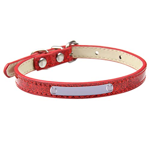 Verstellbares Halsband mit Gravurplatte, abnehmbares, leichtes Halsband, Name, Telefonnummer, Hundehalsbänder mit Namensschildern Verstellbares Halsband mit Gravurplatte, abnehmbares, leichtes Halsband, Name, Telefonnummer, Hundehalsbänder mit Namensschildern von Qsvbeeqj