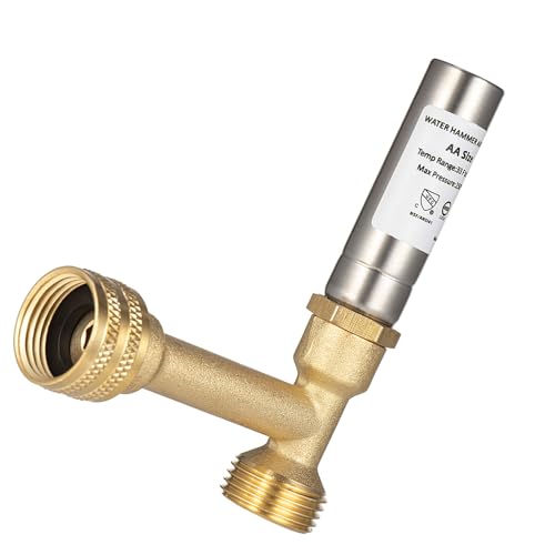 Waschmaschinen Wasser Hammer Hammer Airrestor 3/4 Zoll Gewinde Geschirrspüler Rohrstop Stop Badezimmer Zubehör Einfach Zu Installieren Zu Installieren Waschmaschine Hammer Hammer Badezimmer von Qsvbeeqj