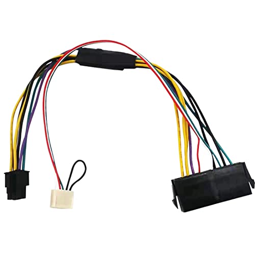 Qtrednrry ATX Netzteil Kabel 24P auf 6P Stecker Mini 6P Stecker für ProDesk 600 G1 600G1 800G1 Mainboard Conversion Wire von Qtrednrry