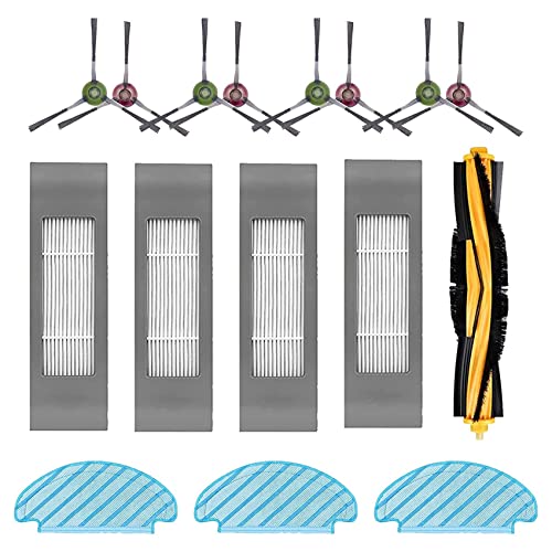 Qtrednrry Reinigung Tuch BüRsten Filter ZubehöR Ersatz Teil Set für Ecovacs DEEBOT N8 Pro N8 Pro+ Vakuum Staubsauger Roboter von Qtrednrry