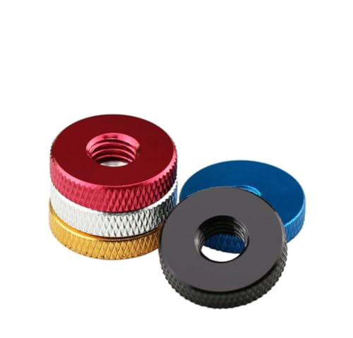 QtthZZr Rändelschraube Aluminiumlegierung Flache Rändelmuttern Handgriffknöpfe Dünne Mutter 1 Stück M3 M4 M5 M6 QtthZZr Rändelschraube Aluminiumlegierung Flache Rändelmuttern Handgriffknöpfe Dünne Mutter 1 Stück M3 M4 M5 M6 von QtthZZr