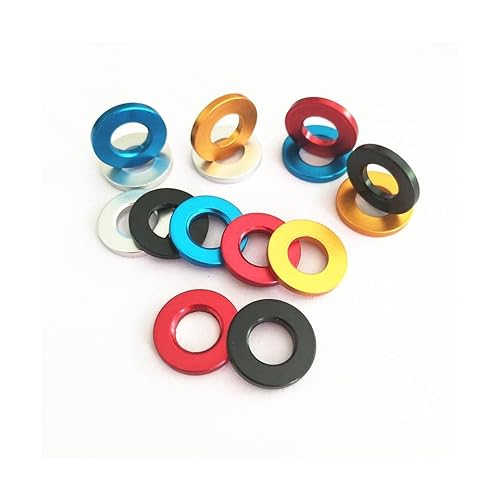 QtthZZr Unterlegscheiben 10 Stück M8 M10 Aluminium Unterlegscheibe Dichtung Eloxierte Bunte Aluminium Unterlegscheibe Für Rc Modellteile QtthZZr Unterlegscheiben 10 Stück M8 M10 Aluminium Unterlegscheibe Dichtung Eloxierte Bunte Aluminium Unterlegscheibe Für Rc Modellteile von QtthZZr