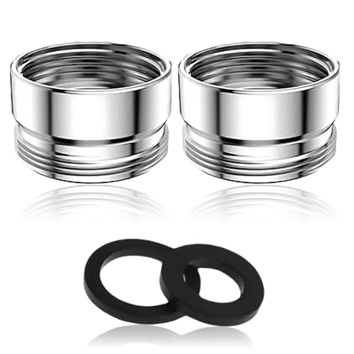 2 Stück Wasserhahn Adapter, Außengewinde Wasserfilter Wasserhahn Steckverbinder Schlauchadapter Wasserhahn Adapter Schlauchkupplung Schnellkupplung Gartenschlauch Anschluss von QttvbTna