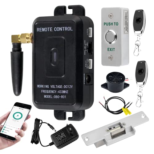 QTTYELOK WiFi Tuya Tür Access Control Kit Home Security System Drahtlose Tor Türöffner Fernbedienung Entriegeln mit NC Fail Safe Electric Strike Lock QTTYELOK WiFi Tuya Tür Access Control Kit Home Security System Drahtlose Tor Türöffner Fernbedienung Entriegeln mit NC Fail Safe Electric Strike Lock von QttyElok