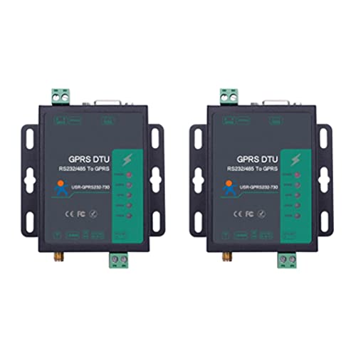 Qtynudy 2er-Pack GSM-Modem Seriell RS232 RS485 zu GPRS DTU mit at-Anleitung -GPRS232-730 EU-Stecker von Qtynudy