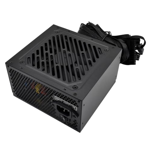 Qtynudy 500-W-Netzteil mit Nennleistung des ATX-500-W-Netzteils (Spitze 750 W), Zweistufiger EMI AC220V/230V-Gaming-Desktop-Computer von Qtynudy