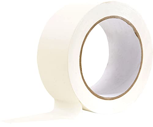 PVC- Abdeckband quergerillt, weiß 33m von Quaas Klebebänder