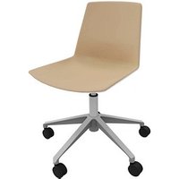 Quadrifoglio Besucherstuhl Clue OCLUEA01 BA B03/181 beige, weiß Kunstleder Quadrifoglio Besucherstuhl Clue OCLUEA01 BA B03/181 beige, weiß Kunstleder von Quadrifoglio