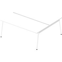 Quadrifoglio Doppelschreibtisch weiß rechteckig, 4-Fuß-Gestell weiß 180,0 x 164,0 cm Quadrifoglio Doppelschreibtisch weiß rechteckig, 4-Fuß-Gestell weiß 180,0 x 164,0 cm von Quadrifoglio