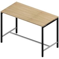 Quadrifoglio Stehtisch Creo eiche rechteckig, 4-Fuß-Gestell grau, 160,0 x 80,0 x 107,0 cm Quadrifoglio Stehtisch Creo eiche rechteckig, 4-Fuß-Gestell grau, 160,0 x 80,0 x 107,0 cm von Quadrifoglio
