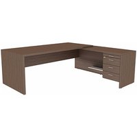 Quadrifoglio T45 Schreibtisch eukalyptus L-Form, Wangen-Gestell eukalyptus 220,0 x 194,0 cm Quadrifoglio T45 Schreibtisch eukalyptus L-Form, Wangen-Gestell eukalyptus 220,0 x 194,0 cm von Quadrifoglio