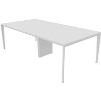 Quadrifoglio Konferenztisch X5 weiß rechteckig, 4-Fuß-Gestell weiß, 240,0 x 120,0 x 75,0 cm Quadrifoglio Konferenztisch X5 weiß rechteckig, 4-Fuß-Gestell weiß, 240,0 x 120,0 x 75,0 cm von Quadrifoglio