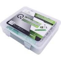 Quadrios 1811P029 Metallschicht-Widerstand Sortiment axial bedrahtet 0207 0.5W 1% 1000 Teile von Quadrios