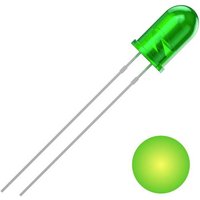 Quadrios 2111O158 LED bedrahtet Gelb-Grün Rund 5mm 700 mcd 30° 20mA 2V von Quadrios