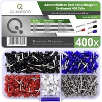 Quadrios 22C482 Aderendhülsen-Sortiment Teilisoliert 400St. von Quadrios