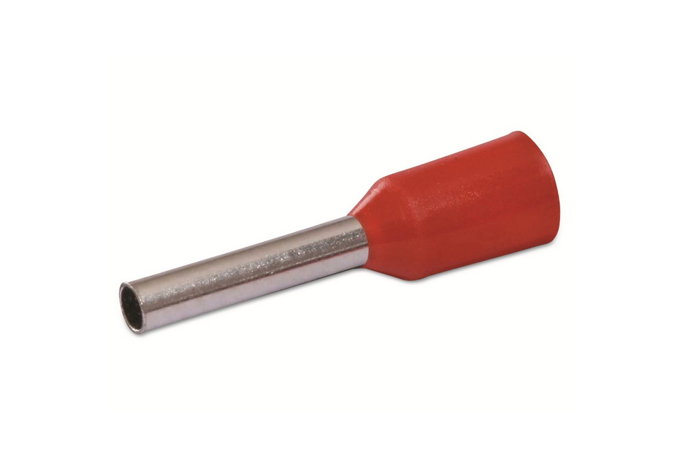 Quadrios Aderendhülsen QUADRIOS Aderendhülse, 22C427, 1 mm², Rot, Teilisoliert, 100 Stück von Quadrios