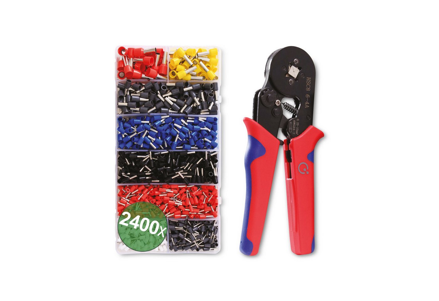 Quadrios Crimpzange QUADRIOS Crimpzange Set mit Aderendhülsen, 22T007 Quadrios Crimpzange QUADRIOS Crimpzange Set mit Aderendhülsen, 22T007 von Quadrios
