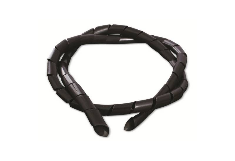Quadrios Geflechtschlauch QUADRIOS Spiralschlauch, 2111C144, Schwarz, PE, 3 bis 25 mm, 10 m von Quadrios