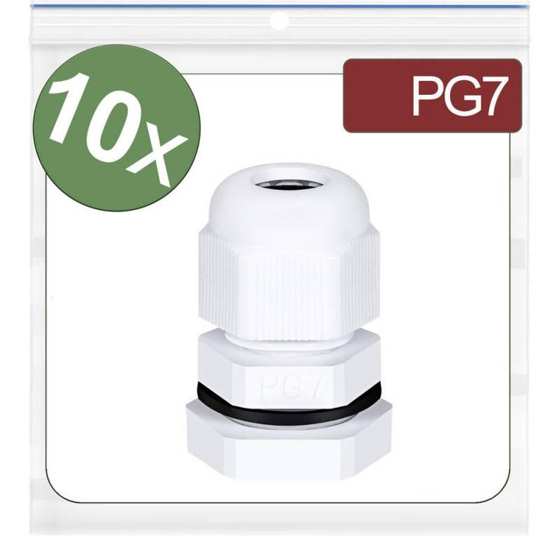 Quadrios Kabelverbinder-Sortiment Quadrios 24CA404 Kabelverschraubung PG7 Polyamid Weiß 10 St., 24CA404 Quadrios Kabelverbinder-Sortiment Quadrios 24CA404 Kabelverschraubung PG7 Polyamid Weiß 10 St., 24CA404 von Quadrios