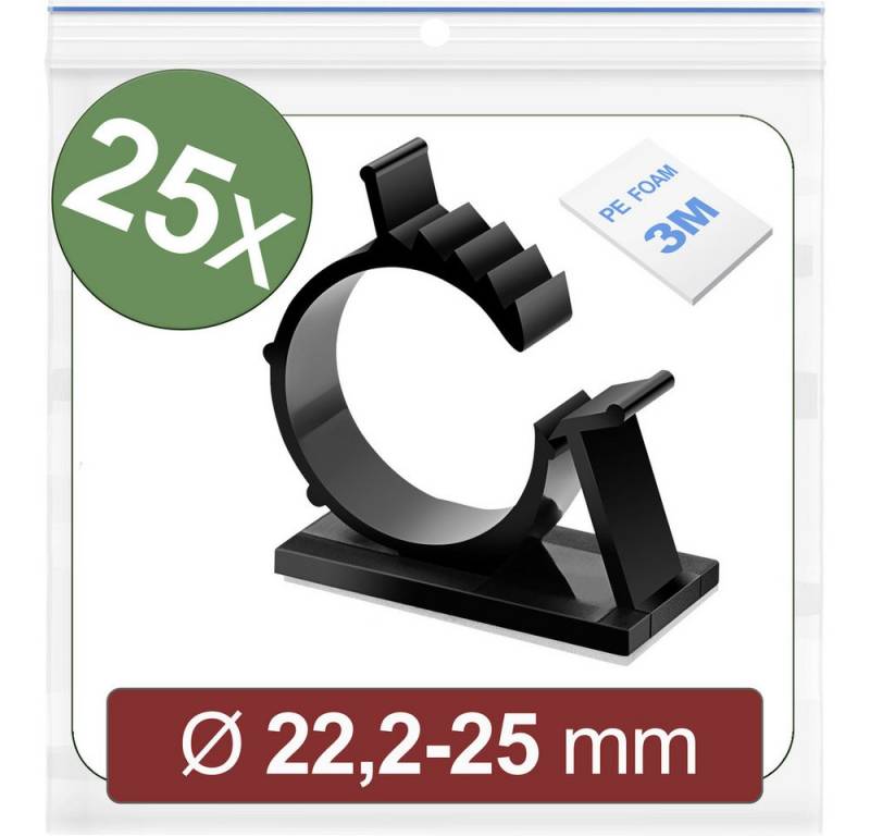 Quadrios Kabelverbinder-Sortiment Quadrios 24CA454 Befestigungssockel selbstklebend 24CA454 Bündel-Ø-Ber, 24CA454 von Quadrios