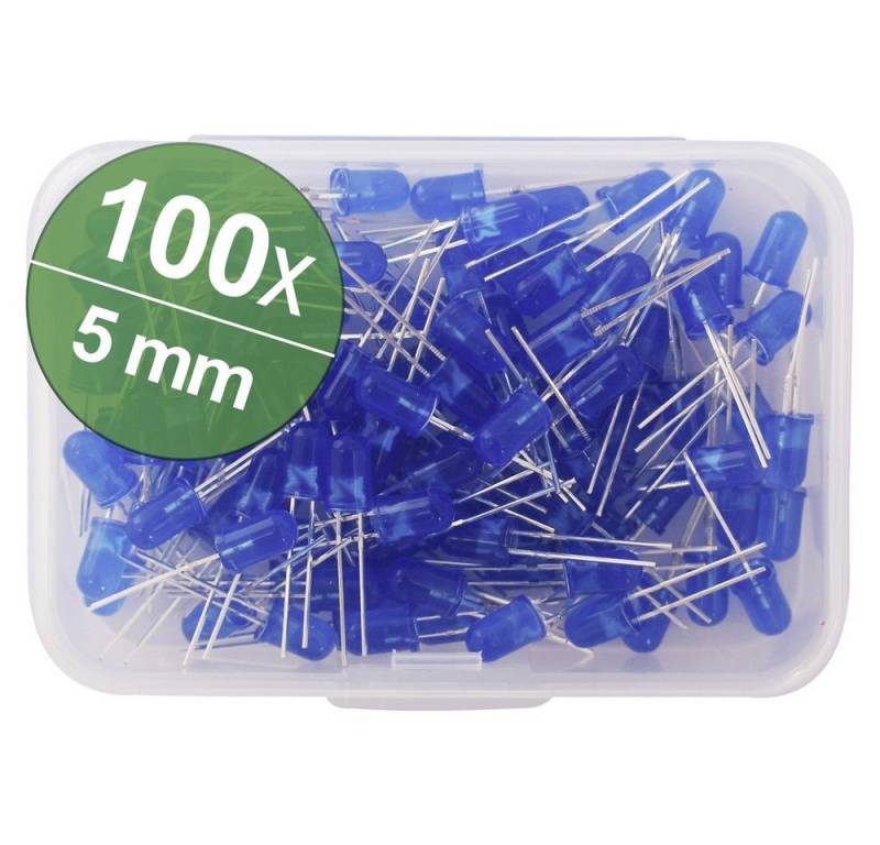 Quadrios LED-Leuchtmittel Quadrios LED-Sortiment Blau 5 mm 30 mA 3.0 V von Quadrios
