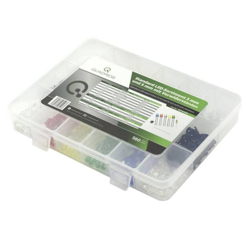 Quadrios LED-Leuchtmittel Quadrios LED-Sortiment Rot, Grün, Gelb, Blau, Kaltweiß, Warmweiß 3 Quadrios LED-Leuchtmittel Quadrios LED-Sortiment Rot, Grün, Gelb, Blau, Kaltweiß, Warmweiß 3 von Quadrios