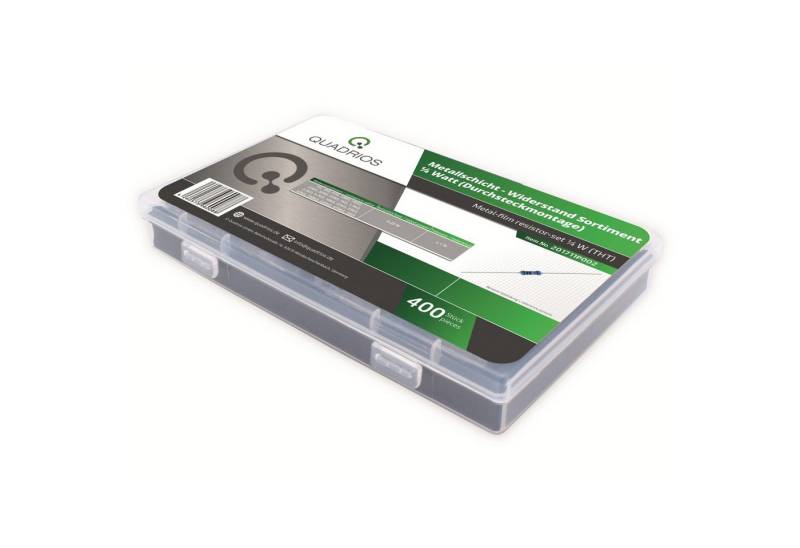 Quadrios Quadroschrauber QUADRIOS Widerstands-Set, 201711P002, Metallschicht, 0,25 Watt, ± 1% von Quadrios