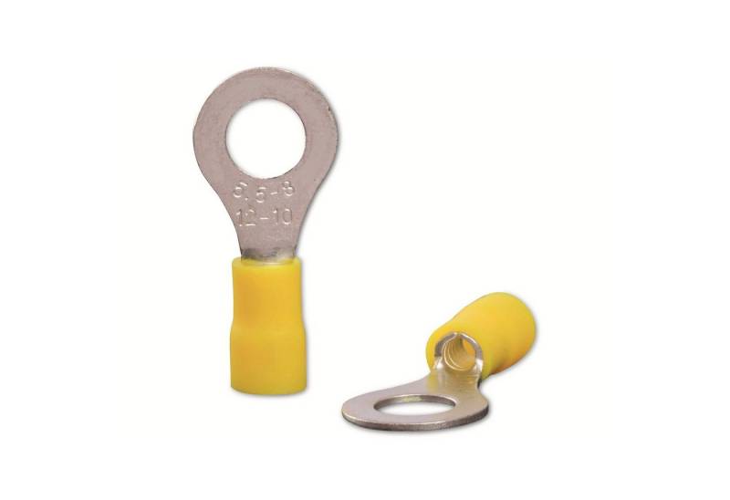 Quadrios Ringkabelschuh QUADRIOS Ringkabelschuh, 22C459, 4,0 - 6,0 mm², Gelb, Teilisoliert von Quadrios