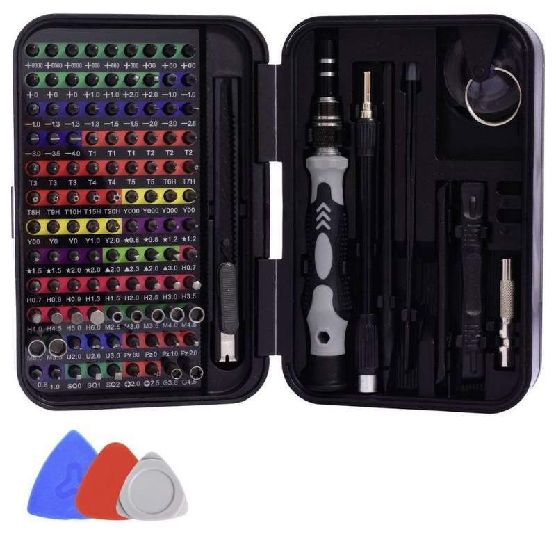 Quadrios Schraubendreher Feinmechaniker Set 132 Teile/Funktionen von Quadrios